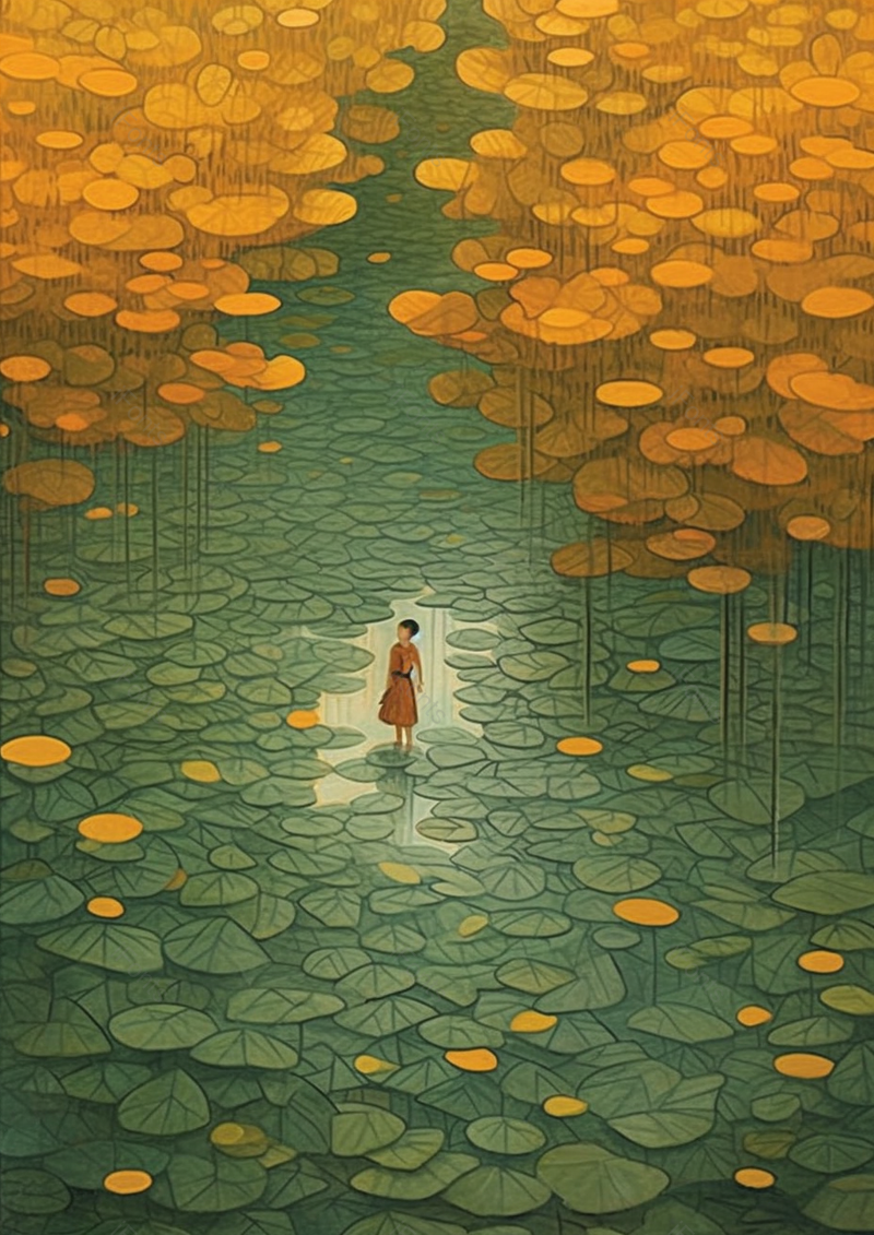 夏天绿色植物卡通插画背景二十四节气,插画/手绘图,插画/手绘图库,插画/手绘图下载,插画/手绘